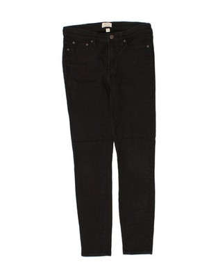 J. CREW Damen Lookout High Rise Skinny Jeans W29 L28 schwarz BW08