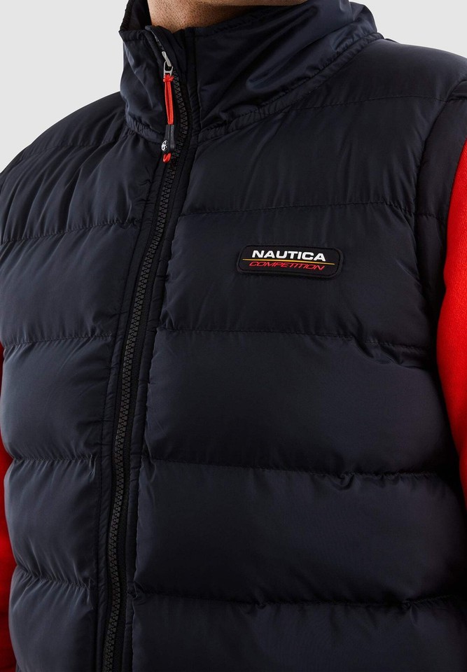 Gilet Nautica Rouge Pour Homme – Taille L – 100% Coton – Occasion Très Bon état