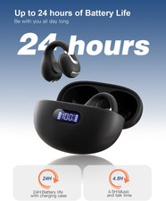 Open Ear Earbuds Bluetooth 5.4 True Wireless Clip on Earbuds Lightweight Comfort 8