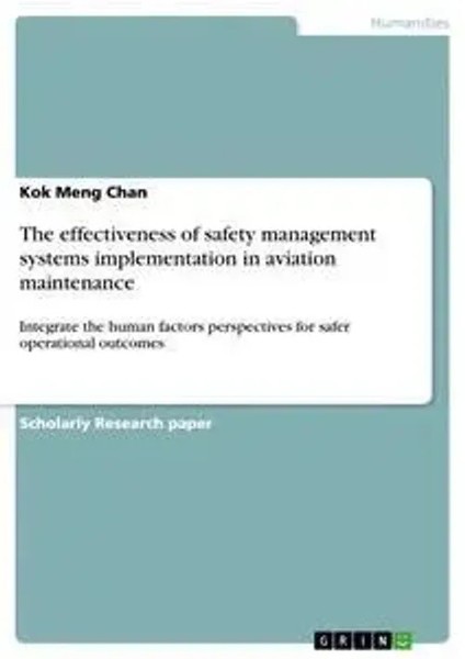 The Effectiveness Of Safety Management Systems Implementation In Aviation...-image