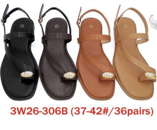 Women s Leather Strappy Flat Sandals Ankle St...