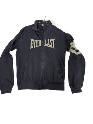Everlast Sweatshirt Zip-Up Navy Blau Herren Gr L Freizeitjacke Baumwolle