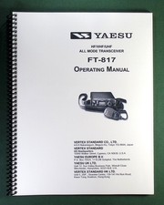 Yaesu FT-817 Operating Manual - with Protective Covers 