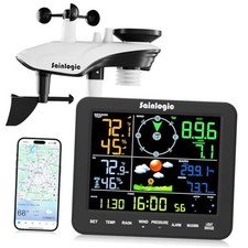 Smart WiFi Weather Stations Wireless Indoor Outdoor SA8 Smart Weather Station