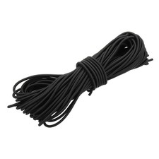 1/4" x 98' Bungee Shock Cord, Elastic Cord for Tie Down Kayak, Black