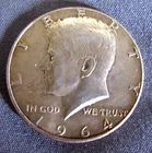 1964 Kennedy 50 Cent  Half Dollar  Circulated  ungraded coin