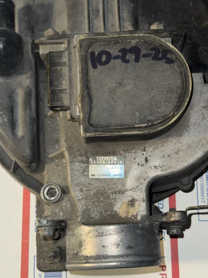 1994 Toyota Pickup 4Runner medidor sensor de fluxo de ar em massa V6 3.0L 3VZ fabricante de equipamento original - Imagem 3 de 4