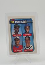1992 Topps - Top Prospects Chipper Jones, Wil Cordero, Alex Arias #551 (RC) A241