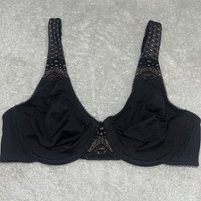 New Wacoal Soft Embrace Underwire Bra - Size 32C - Black -  851211