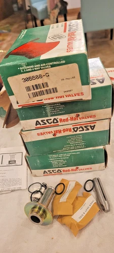 Four boxes Asco Red Hat Spare Parts Kit 306686-G