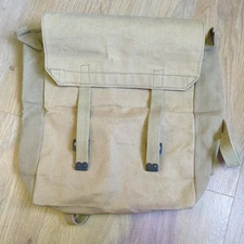 WWII British Army 1937 Pattern Webbing Large Pack And Strap 1953 Dated