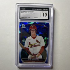 2023 Bowman Sapphire Luis Rodriguez #BCP-130 - CGC 10