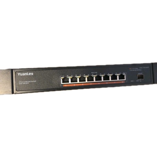 YuanLey 9 Port 2.5G PoE Switch Unmanaged, 8 x 2.5G Base-T PoE Ports, 10G SFP,...
