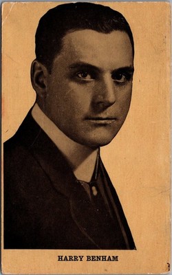 Harry Benham Silent Film Star RPPC Postcard Kraus Mfg. Co. New York