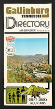 1970s Gatlinburg Tennessee Lodging Business Directory Vintage TN Travel Booklet