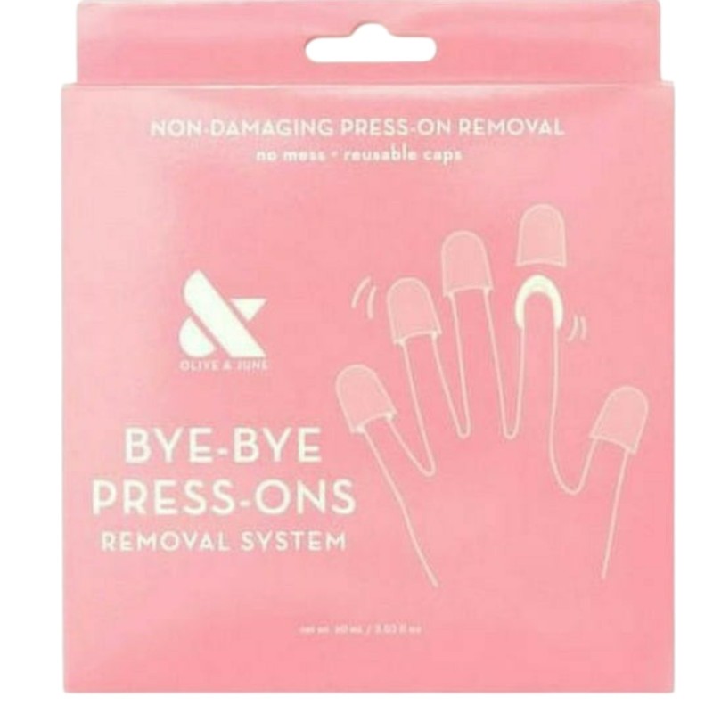 Olive & June Press-On Nail Polish Remover Kit  – Acetone w/ Argan & Jojoba Oil