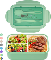 Bibury Lunchbox Brotdose Bento Box Erwachsene Und Kinder, Auslaufsicher - 1400Ml