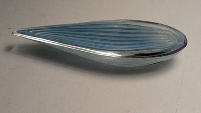 Kosta Boda 9.5'' Glass Oval Bowl by Monica Backström Artist Limited Edition HS