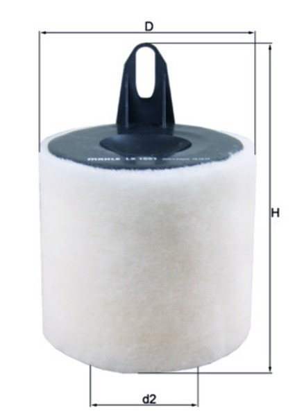 Mahle Luftfilter LX 1651 Filtereinsatz FüR BMW E91 E90 E81 X1 E87 E84 E93 E88 Z4-image