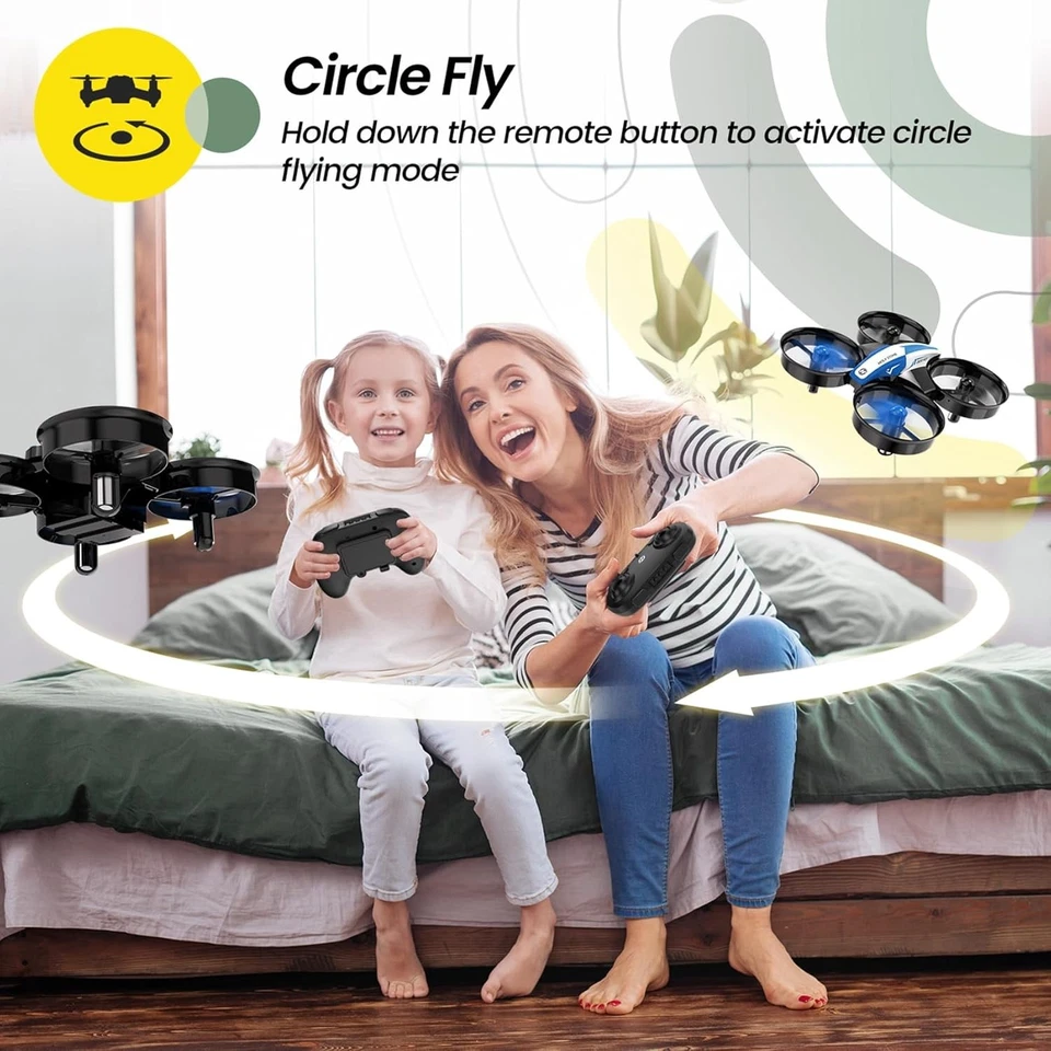 Holy Stone Mini Drone for Kids and Beginners RC Nano Quadcopter Indoor Blue - Image 3 of 4