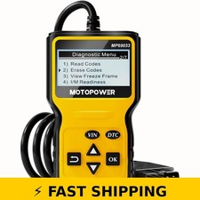 MOTOPOWER MP69033 OBD2 Scanner Code Reader - Yellow
