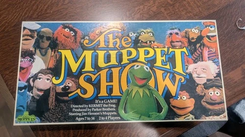 Vintage Parker Bros - The Muppet Show Board Game - 1977