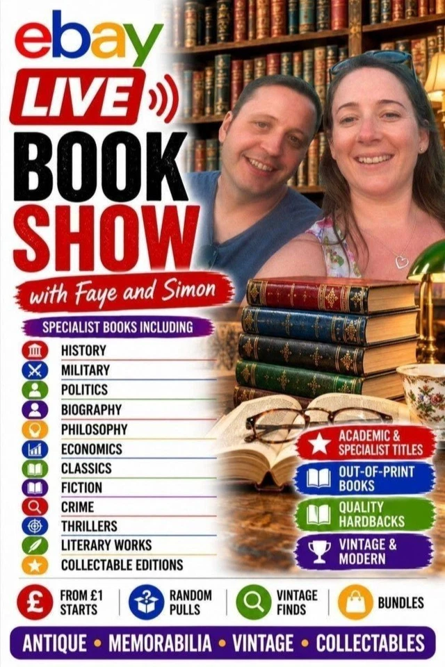 🔖 THE BOOK VAULT 📚 £1 Starts for Collectors, Resellers and Readers