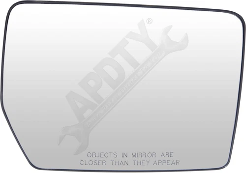 APDTY 67423 Side View Mirror Replacement Glass W/Plastic Backed