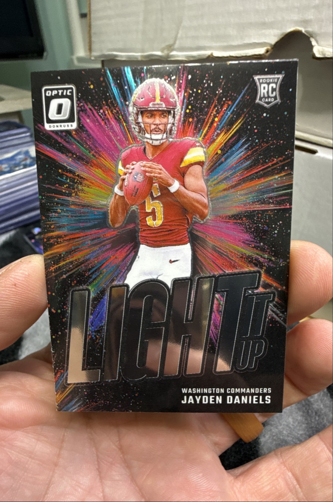 2024 Panini Donruss Optic - Light It Up Jayden Daniels #8 (RC)