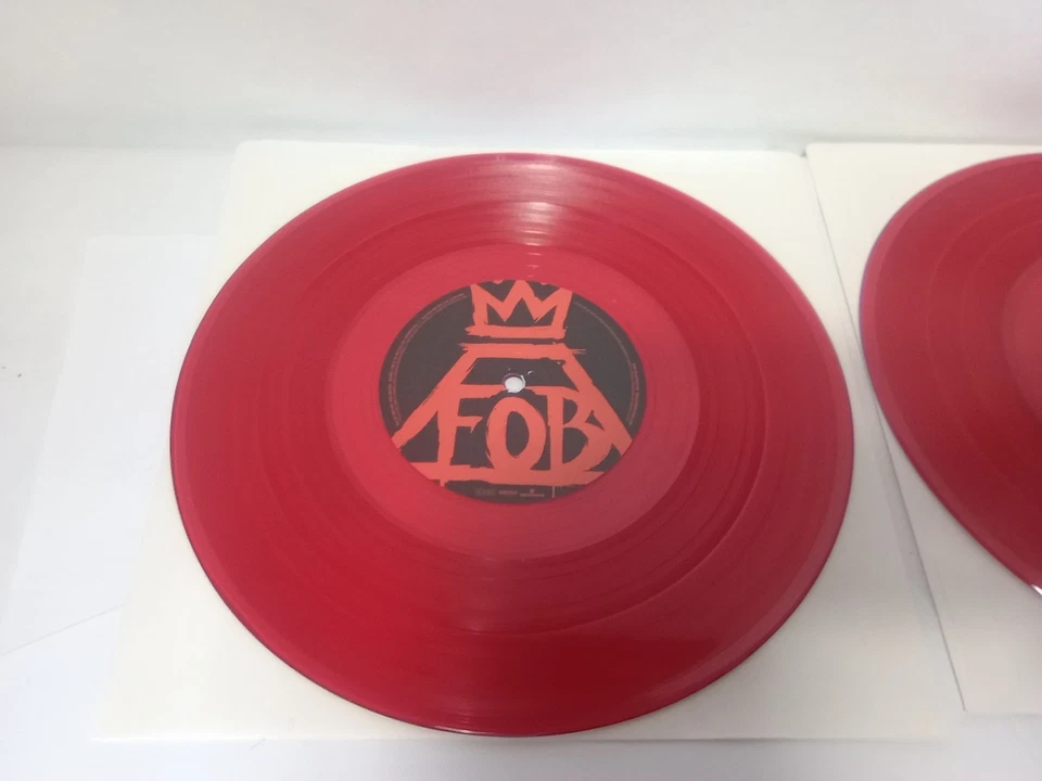 Fall Out Boy Save Rock And Roll 2013 Island JK02 2LP 10" Red Vinyl Insert VG+ NM - Image 4 of 4