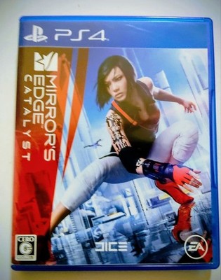 Mirrors Edge Catalyst Sony PlayStation 4 Tested OK JPN ver Used w/ Case