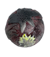 Boule décorative en céramique 1950-1970 atelier du Sud de la France