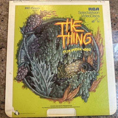 Vintage CED VideoDisc Movie The Thing RKO Pictures