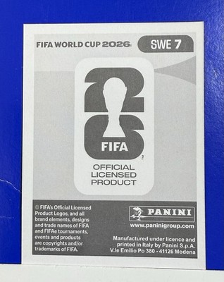2026 PANINI FIFA World Cup RED Border Sticker #SWE7 Gustaf