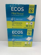 Ecos plant Powered Laundry Detergent Sheets 50Loads X 2