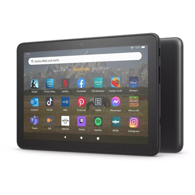 NEU | Amazon Fire HD 8 Tablet 12. Gen 64GB. WiFi. 8 Zoll - Schwarz (mit Werbung)