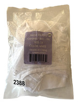 Cara Mia 31273X2 White Wire Free Padded Stretch Bralette Bra Women's 2X NEW