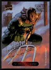 1994 Fleer Marvel Masterpieces Hildebrandt #104 Scarecrow Gold Foil Signature