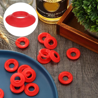 #ad 24 Pcs Swing Bottle Seal Gaskets Plastic Washer Replacement for Home Brew Use $14.95