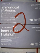 Two Boxes Immunocal Platinum Glutathione Precursor Spanish Exp 11/2027