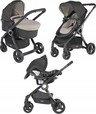 CHICCO PACK URBAN PLUS KINDERWAGEN MULTIFUNKTION BUGGY SYSTEM