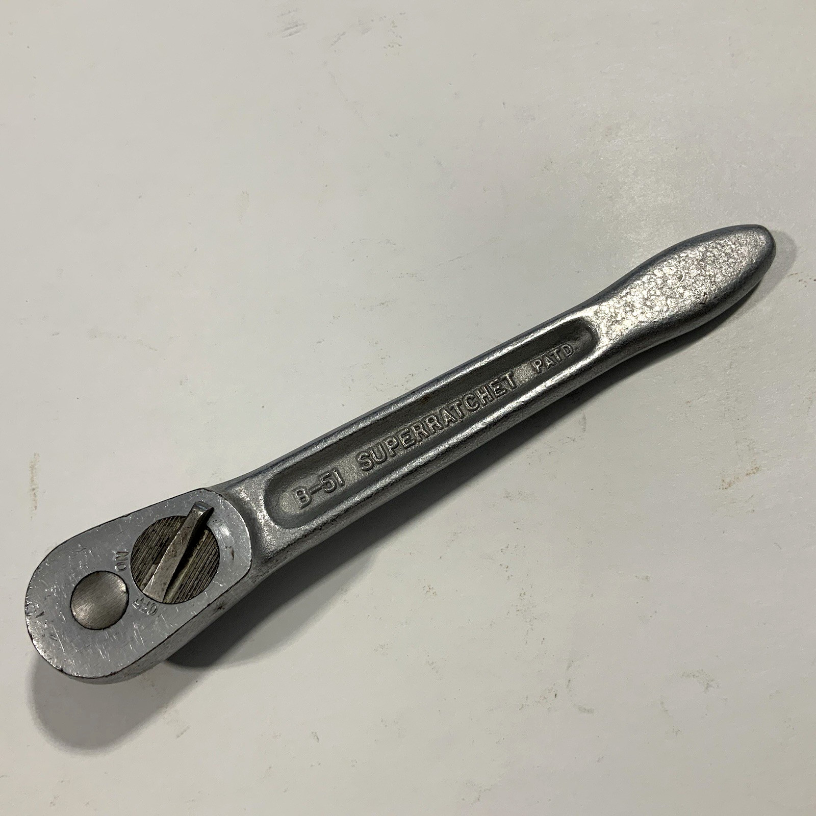 Vintage J.H. Williams & Co. B-51 Ratchet 3/8" Drive Superratchet Made in USA