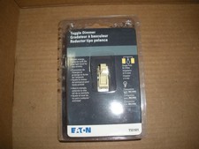 toggle dimmer 1000W 3-way, SPST Eaton TI3101-V ivory non LED 2 available