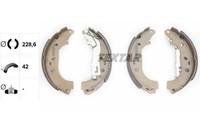 Textar 91067600 Bremsbackensatz FüR CitroËN Passend FüR Fiat Peugeot