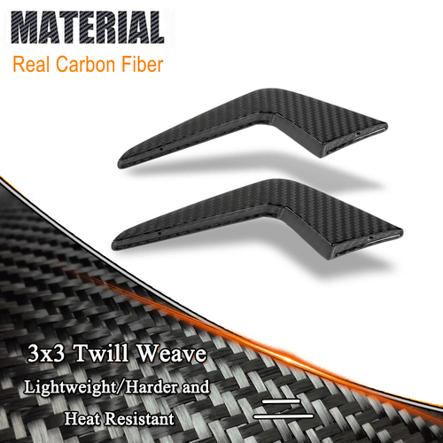 DRY Carbon Front Splitters Flaps Flossen Spoiler Canards Für Audi RS5 2021-2024 - Picture 8 of 12
