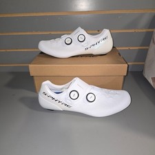 Imagen de Shimano S-PHYRE RC9 SH-RC903 Wide Road Cycling Shoes – White – EU 43.5 / US 9.5