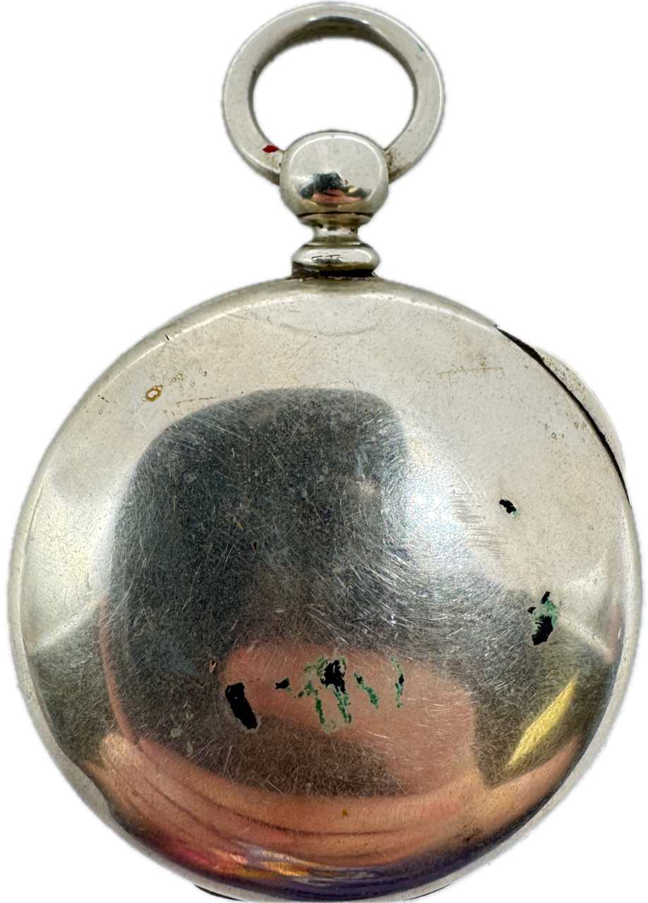 Antique 18s Philadelphia Open Face Key Wind Silverode Pocket Watch Case USA