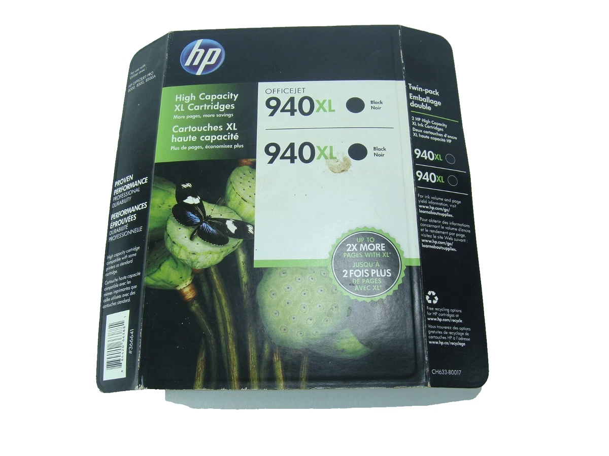 Lot De 10 Cartouches D'encre HP940XL/HP88XL - 9 HP940XL + 1 HP88XL - Ouvert Jamais Utilisé