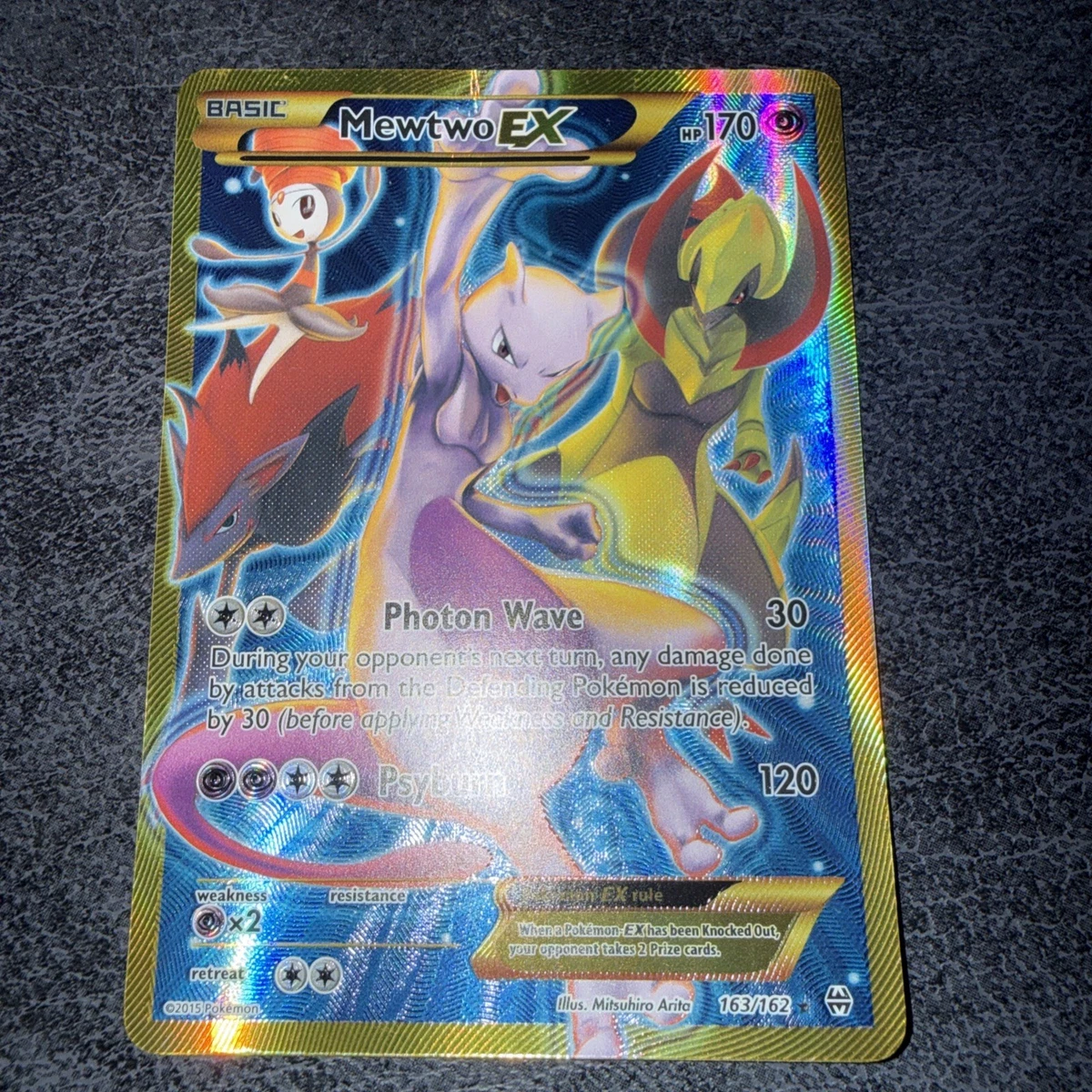 Pokémon Mewtwo Pokémon TCG Secret Rare Individual Collectible Card