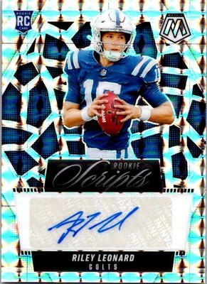 2025 Panini Mosaic #RS-RLD Riley Leonard Rookie Scripts